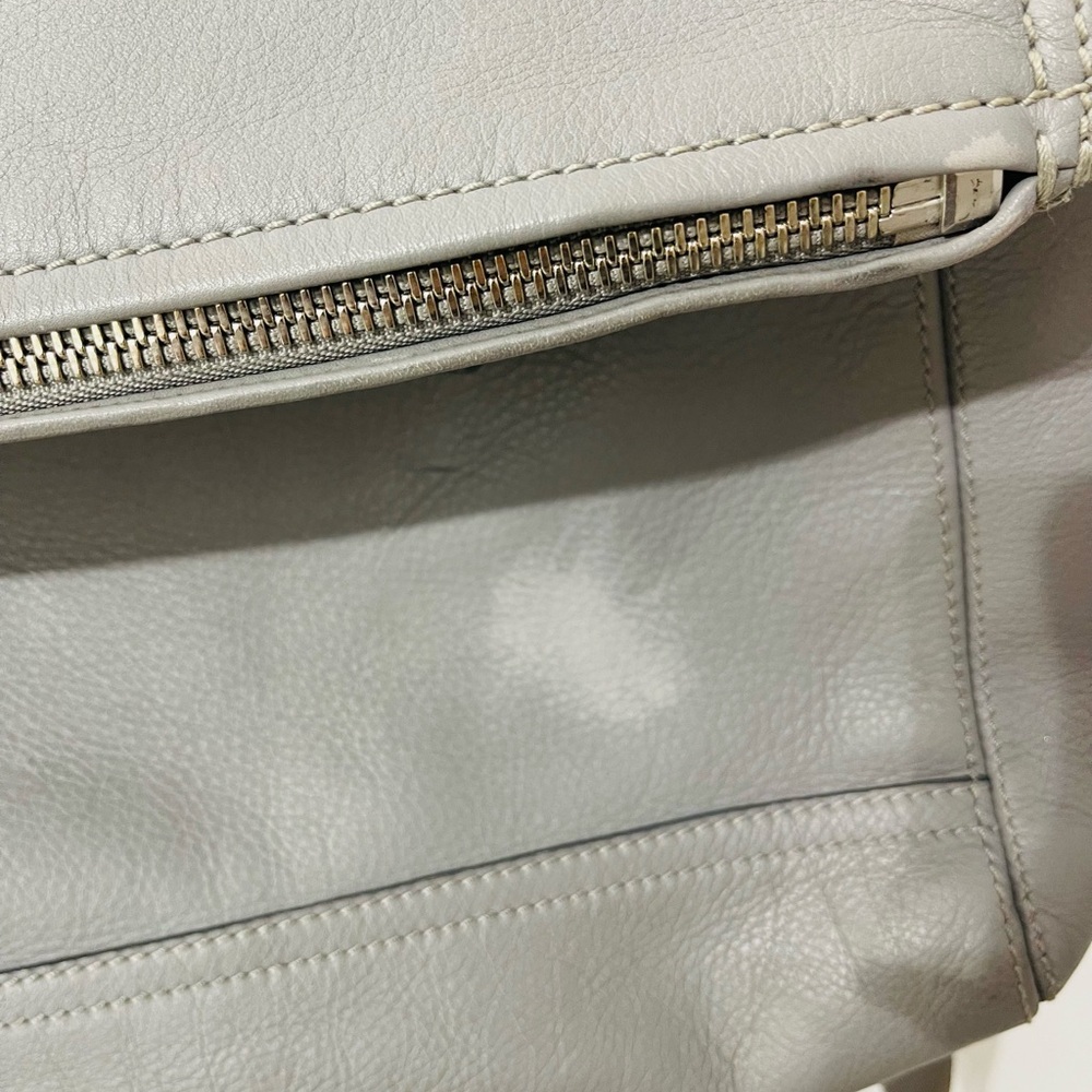 Givenchy Elegant Gray Leather Backpack - image 5